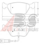 ABS - 36880 - Тормозные колодки Ford Escort/Mondeo/Sierra 91-