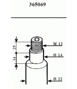 KAYABA - 365069 - Амортизатор BMW 5 Series(E34)-F