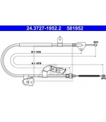 ATE - 24372719522 - 24.3727-1952.2_трос ручника правый! toyota aygo 1.