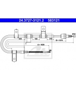 ATE - 24372731212 - Трос ручного тормоза задн. p (1620mm/1373mm) hyundai getz 1.1-1.6 09.0