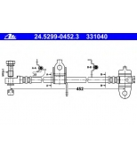 ATE - 24529904523 - Шланг торм frd transit 2.0di/tdci/2.4tdci/2.3 16v 00-06 пер r l=452mm