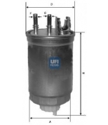 UFI - 2441200 - Фильтр топливный