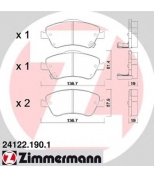 ZIMMERMANN - 241221901 - Колодки тормозные дисковые