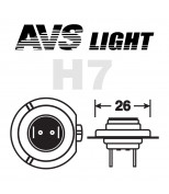 AVS A78950S Галогенная лампа AVS SIRIUS/NIGHT WAY/ PB H7.12V.55W.2шт.