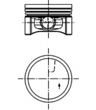 KOLBENSCHMIDT - 40219610 - 40219610 ks поршень в сборе 0.50 RENAULT D4F... 1.2i 16V