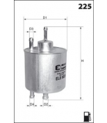 MECAFILTER - ELE6028 - Фильтр топливный двс