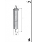 MECAFILTER - ELG5301 - Фильтр топливный двс
