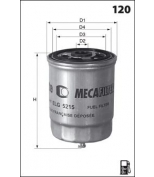 MECAFILTER - ELG5307 - Фильтр топливный Iveco Daily 2 8D TD 01