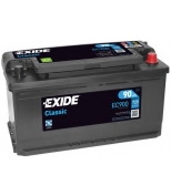 EXIDE - EC900 - АКБ Classic 90Ah 720A 353x175x190 (-+)