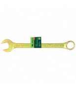 СИБРТЕХ 14986 Ключ комбинированный, 24 мм, желтый цинк. СИБРТЕХ