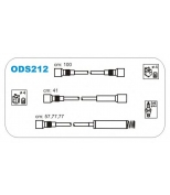 JANMOR - ODS212 - Высоковольтные провода_Opel Frontera 2.0 C20NE/Omega A 1.8/2.0 18NV/SV/SHE/E18NVR 86-94 (100
