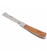 PALISAD 79002 Нож садовый, 173 мм, складной, копулировочный, деревянная рукоятка. PALISAD
