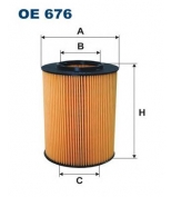 FILTRON - OE676 - Фильтр масляный daf 75cf, 85cf, xf95 l=150mm