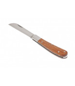 PALISAD 79003 Нож садовый, 173 мм, складной, прямое лезвие, деревянная рукоятка. PALISAD