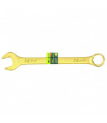 СИБРТЕХ 14989 Ключ комбинированный, 32 мм, желтый цинк. СИБРТЕХ
