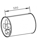 DINEX - 47309 - Глушитель выпускной системы
