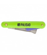 PALISAD 79008 Нож садовый, 195 мм, складной, копулировочный, пластиковая рукоятка, пластик. расщепитель. PALISAD