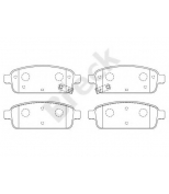 BRECK-LUMAG - 250960070410 - Дисковые тормозные колодки  комплект