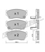 TRUSTING - 2551 - колодки дисковые п. Nissan Sunny 1.4-2.0D 91-95/100NX/SX 1.6-2.0 90-94