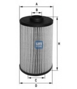 UFI 2503800 Масляный фильтр