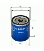 BOSCH - F026407024 - фильтр масляный Fiat Ducato/Daily 02- 2.3/3.0JTD