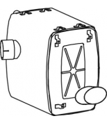 DINEX - 50454 - Глушитель системы выпуска  задний