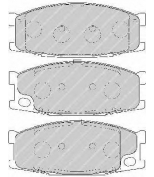 FERODO - FVR1701 - Тормозные колодки компл. передн. mitsubishi canter (fe5  fe6) 6.generation 2.8d/3.0d 08.96-