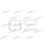 PATRON - PBP1104 - Колодки тормозные дисковые задн INFINITI: G20 90-97, NISSAN: ALMERA I 95-00, ALMERA I Hatchback 95-00, AVENIR 89-, CEFIRO седан 94-, MAXIMA QX 95-00, MAXIMA Station Wagon 9