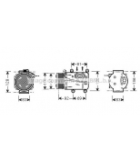 AVA - FDAK171 - Компрессор Ford Mondeo III 1.8-2.0 00-07