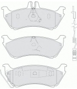 FERODO - FDB1608 - колодки торм.