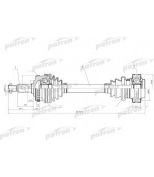 PATRON - PDS0173 - Полуось лев/прав MB: Vito 2.0/2.3/2.3TD 97-03 +ABS