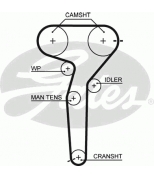 GATES - 5423XS - Ремень зубчатый 5423XS 167x24 (8597-15423)