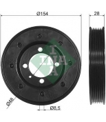 LUK/INA - 544008110 - Шкив коленвала OPEL ASTRA H 1.7 CDTI 08.04->