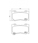 BREMBO - P56089 - Колодки тормозные p56089