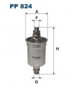 FILTRON - PP824 - Фильтр топливный PP824