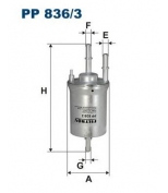 FILTRON - PP8363 - Фильтр топливный PP836/3