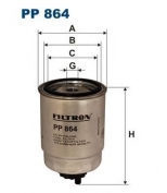 FILTRON - PP864 - Фильтр топливный PSA Saxo  Xsara  106  FI Breva