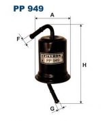 FILTRON - PP949 - Фильтр топливный PP949