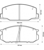 JURID - 572305J - Комплект тормозных колодок, диско