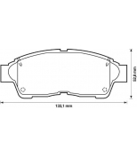 JURID - 572333J - колодки торм. Toyota Camry, Corolla, Carina, RAV4