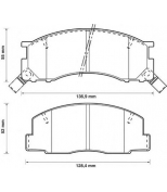 JURID - 572342J - дисковые торм.колодки