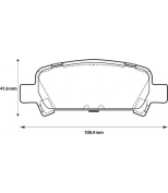 JURID - 572424J - Колодки торм зад LEGACY/IMPREZA