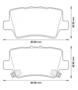 JURID - 572580JC - Дисковые тормозные колодки  комплект