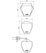 BREMBO - P85067 - Колодки торм.пер.