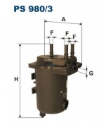 FILTRON - PS9803 - Фильтр топливный RENAULT MEGANE/SCENIC 1.5/2.0 DCI