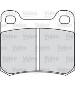 VALEO - 598345 - Комплект тормозных колодок, диско