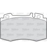 VALEO - 598445 - Комплект тормозных колодок
