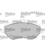 VALEO - 598663 - Тормозные колодки PEUGEOT 407