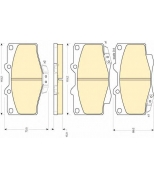 GIRLING - 6107979 - Колодки тормозные передние  дисковые TOYOTA 4 RUNN