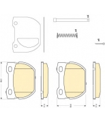 GIRLING - 6116666 - Колодки тормозные LAND ROVER DEFENDER 90- задние